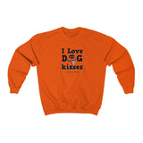 I Love Dog Kisses || Unisex Heavy Blend™ Crewneck Sweatshirt