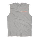Bark-A-Bout Word (Front)__Oval Logo (Back)  || Men's Ultra Cotton Sleeveless Tank
