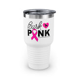 Bark Pink, Pit Bull and Breast Cancer Awareness || Ringneck Tumbler