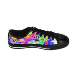 Color Splash Paw Print, Bark-A-Bout Logo  |  Canvas Sneakers