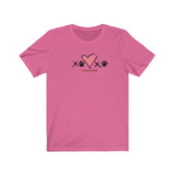 XOXO__Black Font || Bella + Canvas 3001 Unisex Jersey Short Sleeve Tee