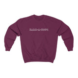 Bark-A-Bout Logo Outline (Front)___BAB Oval Outline (Back)  ||  Unisex Heavy Blend™ Crewneck Sweatshirt