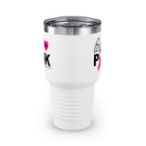Bark Pink, Pit Bull and Breast Cancer Awareness || Ringneck Tumbler