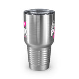 Bark Pink, Pit Bull and Breast Cancer Awareness || Ringneck Tumbler