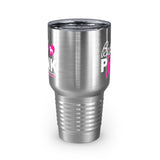 Bark Pink, Pit Bull and Breast Cancer Awareness || Ringneck Tumbler