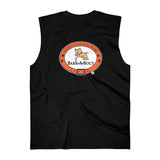 Dog Jumping Logo (Front)__BAB Oval (Back)  ||  Men's Ultra Cotton Sleeveless Tank