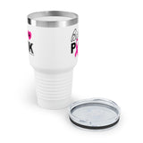 Bark Pink, Pit Bull and Breast Cancer Awareness || Ringneck Tumbler