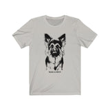 German Shepherd__Cool Toned T-Shirts || Bella + Canvas 3001 Unisex Jersey Short Sleeve Tee