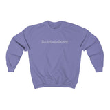 Bark-A-Bout Logo Outline (Front)___BAB Oval Outline (Back)  ||  Unisex Heavy Blend™ Crewneck Sweatshirt
