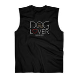 DOG LVR(Front)__BAB Oval (Back)  || Men's Ultra Cotton Sleeveless Tank