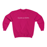 Bark-A-Bout Logo Outline (Front)___BAB Oval Outline (Back)  ||  Unisex Heavy Blend™ Crewneck Sweatshirt