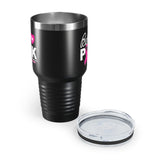 Bark Pink, Pit Bull and Breast Cancer Awareness || Ringneck Tumbler