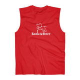 Dog Jumping Logo (Front)__BAB Oval (Back)  ||  Men's Ultra Cotton Sleeveless Tank