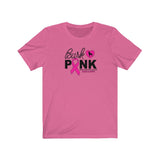 Bark Pink__Black Font  ||  Bella + Canvas 3001 Unisex Jersey Short Sleeve Tee