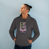 Live, Love, Woof || Unisex Pullover Hoodie