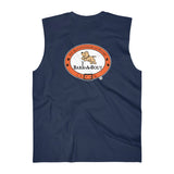 Me + Dog = Love (Front)__BAB Oval (Back)  || Men's Ultra Cotton Sleeveless Tank