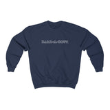 Bark-A-Bout Logo Outline (Front)___BAB Oval Outline (Back)  ||  Unisex Heavy Blend™ Crewneck Sweatshirt