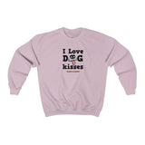 I Love Dog Kisses || Unisex Heavy Blend™ Crewneck Sweatshirt