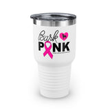 Bark Pink, Pit Bull and Breast Cancer Awareness || Ringneck Tumbler