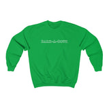 Bark-A-Bout Logo Outline (Front)___BAB Oval Outline (Back)  ||  Unisex Heavy Blend™ Crewneck Sweatshirt