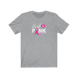 Bark Pink__White Font || Bella + Canvas 3001