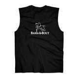 Dog Jumping Logo (Front)__BAB Oval (Back)  ||  Men's Ultra Cotton Sleeveless Tank