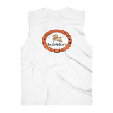 Eat. Play. Love. (Front)__BAB Oval (Back)  || Men's Ultra Cotton Sleeveless Tank
