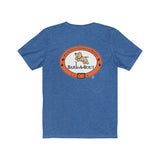 Love Bark-A-Bout Varsity (Front)__Oval Logo (Back)  ||  Bella + Canvas 3001 Unisex Jersey Short Sleeve Tee