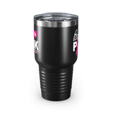 Bark Pink, Pit Bull and Breast Cancer Awareness || Ringneck Tumbler
