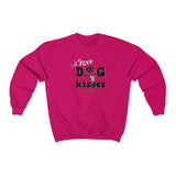 I Love Dog Kisses  ||  Unisex Heavy Blend™ Crewneck Sweatshirt