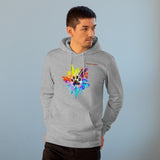 Paw Print Explosion || Unisex Cruiser Pullover Hoodie