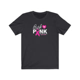 Bark Pink__White Font || Bella + Canvas 3001