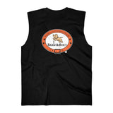 Bark-A-Bout Word (Front)__Oval Logo (Back)  || Men's Ultra Cotton Sleeveless Tank