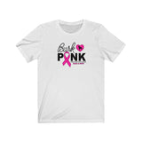 Bark Pink__Black Font  ||  Bella + Canvas 3001 Unisex Jersey Short Sleeve Tee