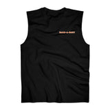 Bark-A-Bout Word (Front)__Oval Logo (Back)  || Men's Ultra Cotton Sleeveless Tank