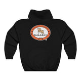 Bark-A-Bout Outline (Front)__Bark-A-Bout Oval (Back) || Unisex Heavy Blend™ Pullover Hooded Sweatshirt