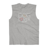 DOG LVR(Front)__BAB Oval (Back)  || Men's Ultra Cotton Sleeveless Tank