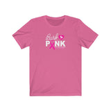 Bark Pink__White Font || Bella + Canvas 3001