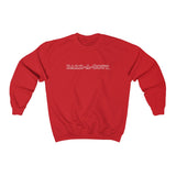 Bark-A-Bout Logo Outline (Front)___BAB Oval Outline (Back)  ||  Unisex Heavy Blend™ Crewneck Sweatshirt