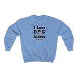 I Love Dog Kisses || Unisex Heavy Blend™ Crewneck Sweatshirt