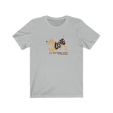 Love Is A Four-Legged Word  ||  Bella + Canvas 3001 Unisex Jersey Short Sleeve Tee