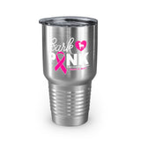Bark Pink, Pit Bull and Breast Cancer Awareness || Ringneck Tumbler