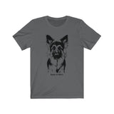 German Shepherd__Cool Toned T-Shirts || Bella + Canvas 3001 Unisex Jersey Short Sleeve Tee