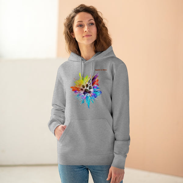 Paw Print Explosion || Unisex Cruiser Pullover Hoodie