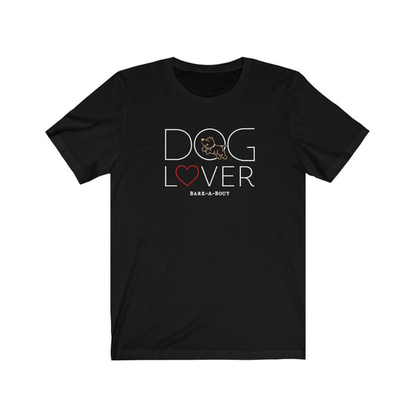 Dog Lover: Beige Dog  ||  Unisex Jersey Short Sleeve Tee
