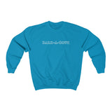 Bark-A-Bout Logo Outline (Front)___BAB Oval Outline (Back)  ||  Unisex Heavy Blend™ Crewneck Sweatshirt