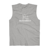 Dog Jumping Logo (Front)__BAB Oval (Back)  ||  Men's Ultra Cotton Sleeveless Tank