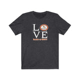 LOVE Bark-A-Bout  ||  Bella + Canvas 3001 Unisex Jersey Short Sleeve Tee