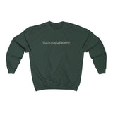 Bark-A-Bout Logo Outline (Front)___BAB Oval Outline (Back)  ||  Unisex Heavy Blend™ Crewneck Sweatshirt