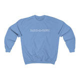 Bark-A-Bout Logo Outline (Front)___BAB Oval Outline (Back)  ||  Unisex Heavy Blend™ Crewneck Sweatshirt
